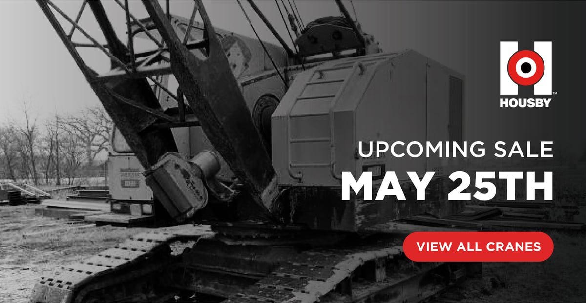 Upcoming Housby Online Sale - May 25th | View All Cranes